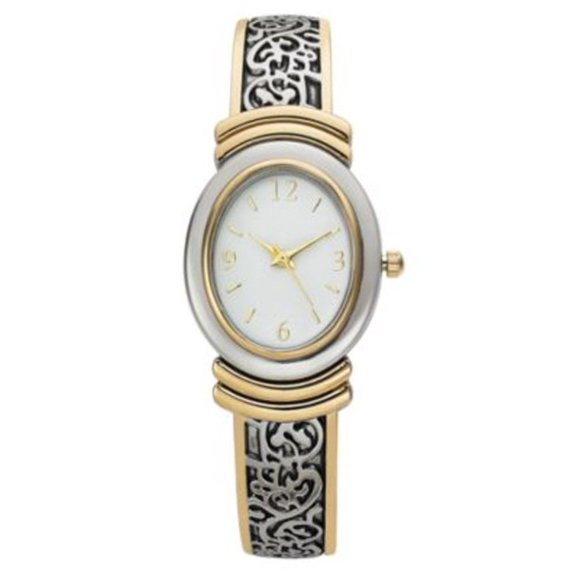 Charter Club Accessories - Women's Two-Tone Cuff Bracelet Watch